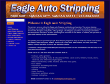 Tablet Screenshot of eagleautostripping.net